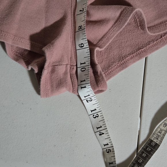 Women's Dusty Rose Drawstring Lounge Shorts - Picture 7 of 9